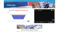 Desktop Screenshot of embassyparis.com